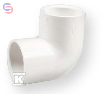 NIBCO Kolano KW/KW PVC-U 3/4" 0.056x0.032x0.054m
