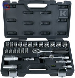 HAUPA KPL Kluczy Nasadowych 26 el. 2.3kg 0.08x0.22x0.36m