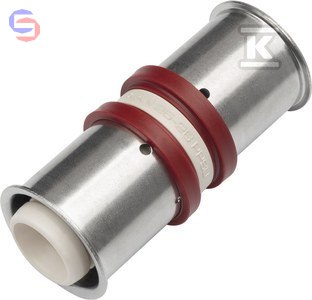 KAN-therm ultraPRESS Łącznik 16x16 mm PPSU Press z pierścieniem zaprasowywanym
