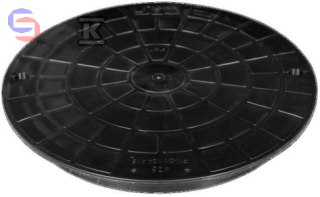 KACZMAREK Diamir 425NW Pokrywa PP DN425 Kl.A15 1,5t czarna