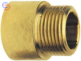 VALVEX Przedłużka 3/4" L20 mosiądz gwintowana