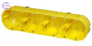 ONNLINE PK-4x60 Puszka podtynkowa karton-gips samogasnąca 0.05x0.07x0.28m