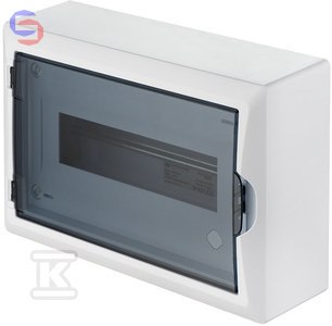 ONNLINE Rozdzielnica natynkowa 1x12 modułowa dymna IP40 0,31x0,11x0,22m