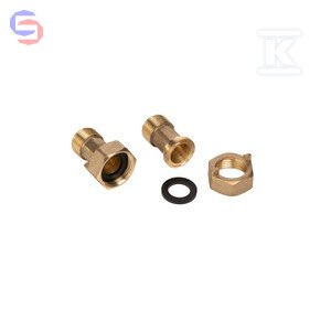 BMETERS Śrubunek wodomierzowy DN40 (1 1/2") komplet 2 szt.