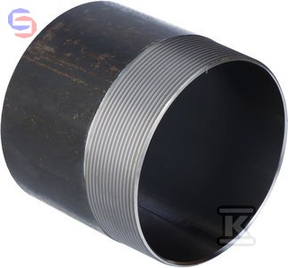 GELDBACH Sztucer czarny gwint jednostronny 4" L=100mm stal