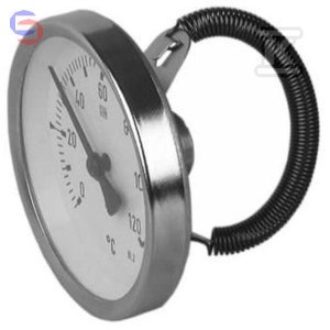 AFRISO ATH63F Termometr przylgowy bimetaliczny fi63mm 0-120°C kl.2,0