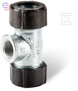 GEBO QUICK QT1 1/2" Trójnik zaciskowy stalowy 0.87kg