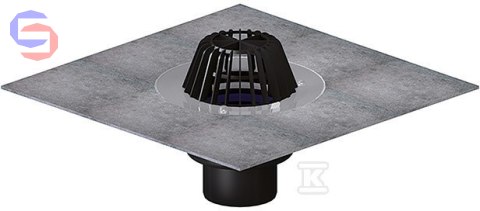 HL Wpust dachowy HL62H/1 110mm kołnierz bitumiczny