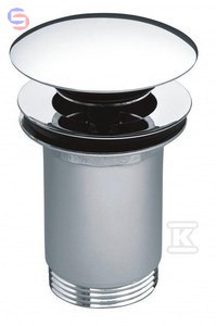 ONNLINE Klik-klak Design Zawór spustowy Ø66 chrom