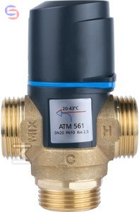 AFRISO ATM561 Zawór termostatyczny mieszający GZ 1" DN20 20-43°C Kvs 2,5