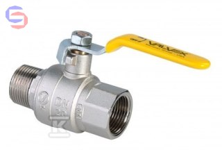 VALVEX V-GAS Zawór kulowy gazowy 3/4" niklowany