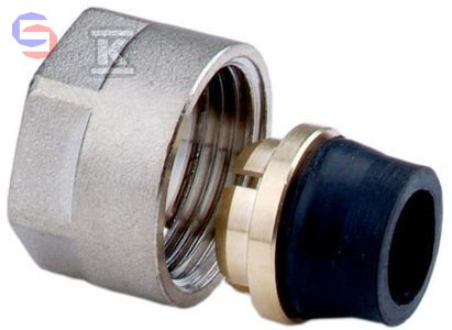 FERRO Złączka zaciskowa 3/4" do rur miedzianych 15mm 2 szt