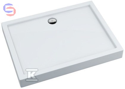 SCHEDPOL COMPETIA Brodzik prostokątny 80x120x14 cm akrylowy