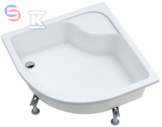 SCHEDPOL Doris Brodzik Akrylowy Półokrągły R55 80x80x28cm