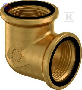 UPONOR Wipex Kolano Mosiężne PN6 GW3"xGW3" 1,11kg 130x130x110mm