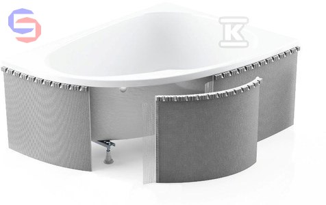 SCHEDPOL Nośnik elastyczny wanien półokrągłych 240x58x93cm 3.65kg