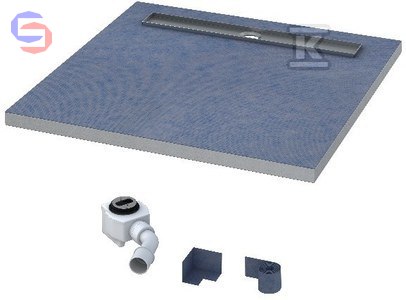ODPŁYW LINI.Z PŁYTĄ SPADK.90X90X5/12 SCHEDPOL