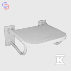 EKOTECH CLASSIC Siedzisko prysznicowe Ergoplus białe 0.41x0.24x0.53m 4.84kg