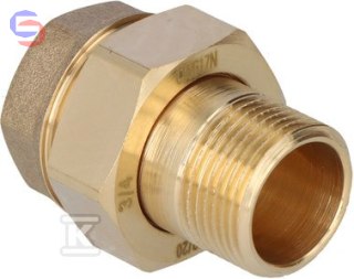 ONNLINE Śrubunek mosiężny 3/4" prosty z ORing 0,16kg