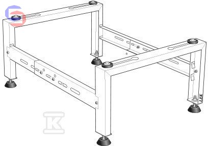 NIBE Stelaż AMS Grunt GSU 20 0.23x0.10x0.54m 8kg