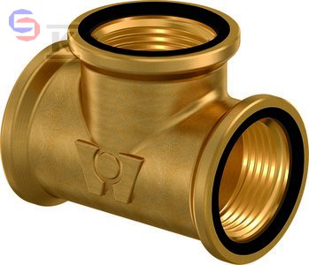 Uponor Wipex Trójnik mosiężny PN6 GW3"xGW3"xGW3 0.11x0.13x0.16m