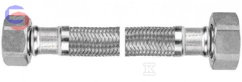 ONNLINE Wąż L30 1/2x3/8" NN stalowy oplót 30cm