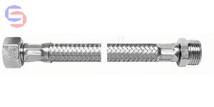 VALVEX VIPER PLUS Wężyk przyłączeniowy GW 1/2"x1/2" L60 stal nierdzewna