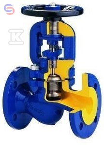 ZETKAMA 234 Zawór mieszkowy FIG.234/01 DN32 PN16 stal 6.4kg