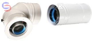 ONNLINE SKK Zestaw kominowy koncentryczny DN 60/100 - 80/125 1.59kg