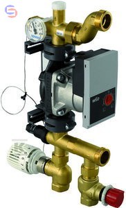 Uponor Fluvia T Zestaw Mieszający PUSH-23-B-W 0.11x0.34x0.21m 3.99kg