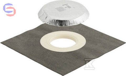 Geberit Pluvia Kołnierz przyłączeniowy 50x50 cm bitumiczny