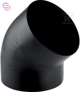 Geberit HDPE Kolano PEHD 56/45 0,095x0,075x0,06m 0,053kg