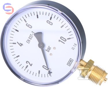 WIKA 111.10.100 Manometr G1/2 0-10BAR Stal