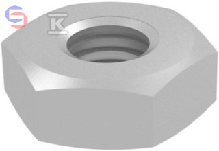 ONNLINE Nakrętka M10 sześciokątna 50 szt stal ocynk