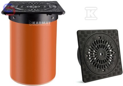 KARMAT Pokrywa teleskopowa PP DN315 Kl.A15 kwadratowa na rurę gładką