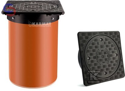 KARMAT Pokrywa teleskopowa PP DN315 kl.A15 kwadratowa pełna