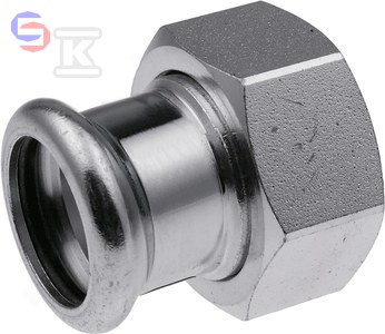 KAN-therm STEEL FITTINGS Półśrubunek GW Press Steel 42 x G1 3/4" stal węglowa