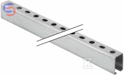 Geberit Pluvia Profil montażowy 4x6cm 1m stal ocynkowana