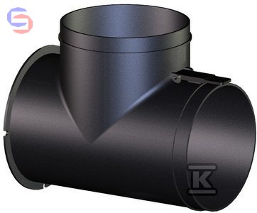 HEWALEX Przepustnica DN160 z obejściem 0,28x0,26x0,22m 0,98kg