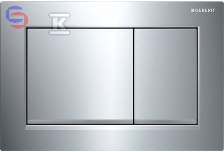 PRZYCISK OMEGA30 CHROM BŁ-CHROM MAT-CHR GEBERIT