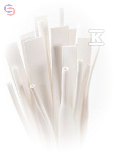 ONNLINE RTS 6,4/3,2 Biała rurka termokurczliwa 1m
