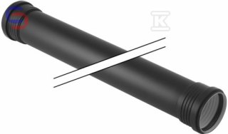 RURA SILENT-PP HT 32X1000 2-KIEL.CZARNA GEBERIT