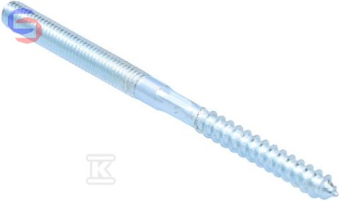 ONNLINE Śruba dwugwintowa M8x120 10 szt Stal ocynk