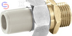 KAN-therm PP FITTINGS Śrubunek 20 G3/4" PP-R 0,07x0,03x0,03m
