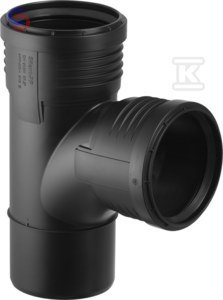 TR.SILENT-PP HT 110X90/87.5 SANITARNACZARNY GEBERIT