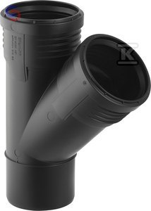 TRÓJNIK SILENT-PP HT 160X125/45 SANI.CZARN GEBERIT