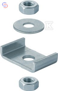 Geberit Pluvia Uchwyt mocujący M10 stal ocynkowana 20x45x60mm