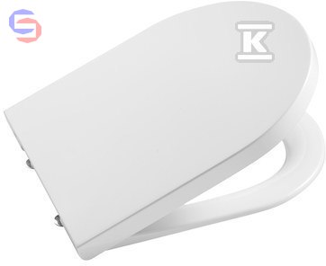 ROCA INSPIRA ROUND Deska sedesowa wolnoopadająca 48x39x6cm