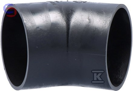 Geberit HDPE Kolano PE 75/45° 0.1x0.1x0.08m 0.076kg