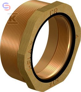 UPONOR Wipex Redukcja mosiężna PN6 GZ4"xGW3" 1,24kg